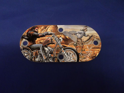 Custom Oval Inspection Cover - Rider